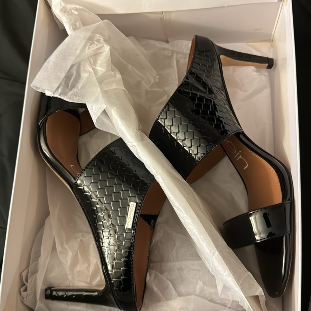 Calvin Klein Patient /Python Slides Worn 1 Time - image 6